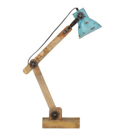 Lampe de bureau 25 W bleu délavé 23x18x96 cm E27