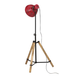 Lampadaire 25 W rouge délavé 75x75x90-150 cm E27