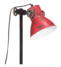 Lampe de bureau 25 W rouge délavé 15x15x55 cm E27