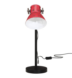 Lampe de bureau 25 W rouge délavé 17x17x60 cm E27