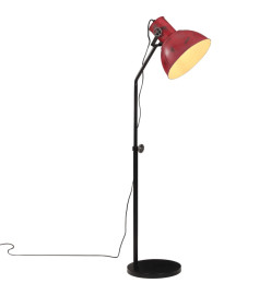 Lampadaire 25 W rouge délavé 30x30x90-150 cm E27