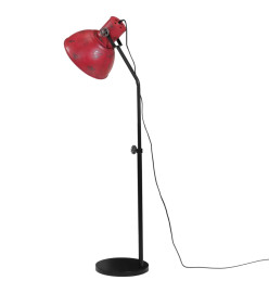 Lampadaire 25 W rouge délavé 30x30x90-150 cm E27