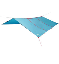 Bâche de camping bleu 420x440 cm imperméable