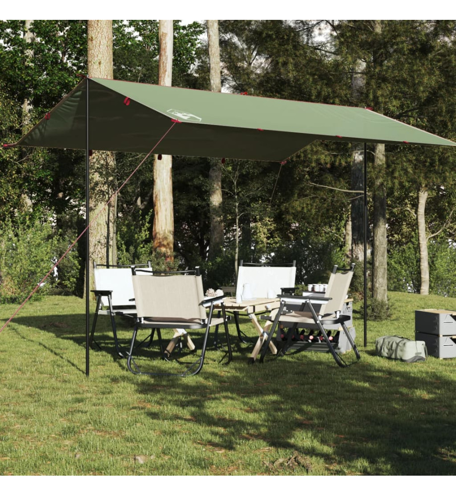 Bâche de camping vert 400x294 cm imperméable