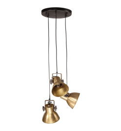 Lampe suspendue 25 W laiton antique 30x30x100 cm E27