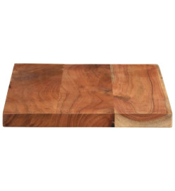 Dessus de table 40x30x2,5 cm rectangulaire bois massif d'acacia