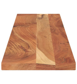 Dessus de table 140x30x2,5cm rectangulaire bois massif d'acacia