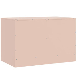 Meuble TV rose 67x39x44 cm acier