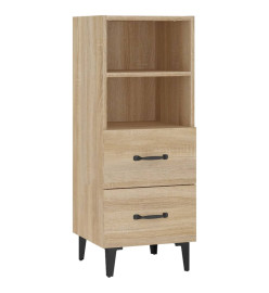 Buffet Chêne sonoma 34,5x34x90 cm Bois d'ingénierie