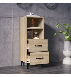 Buffet Chêne sonoma 34,5x34x90 cm Bois d'ingénierie