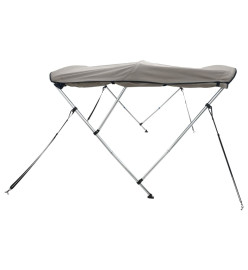 Toit bimini à 4 arceaux parois latérales 243x(200-213)x137 cm