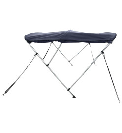 Toit bimini à 3 arceaux parois latérales 183x(170-182)x137 cm