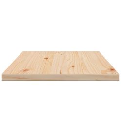 Dessus de table 2 pcs 90x45x2,5cm rectangulaire bois pin massif