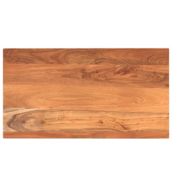 Dessus de table 120x70x2,5cm rectangulaire bois massif d'acacia