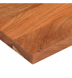 Dessus de table 110x20x2,5cm rectangulaire bois massif d'acacia