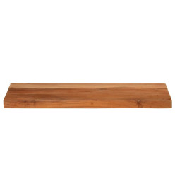 Dessus de table 50x30x3,8 cm rectangulaire bois massif d'acacia