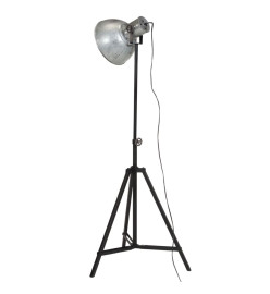 Lampadaire 25 W argent vintage 61x61x90/150 cm E27