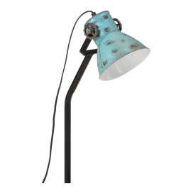 Lampe de bureau 25 W bleu délavé 17x17x60 cm E27