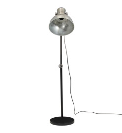 Lampadaire 25 W argent vintage 30x30x90-150 cm E27