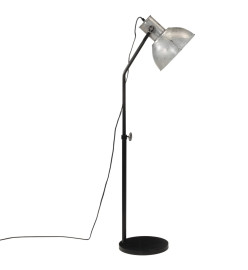 Lampadaire 25 W argent vintage 30x30x90-150 cm E27