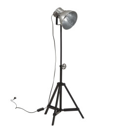 Lampe de bureau 25 W argent vintage 35x35x65/95 cm E27