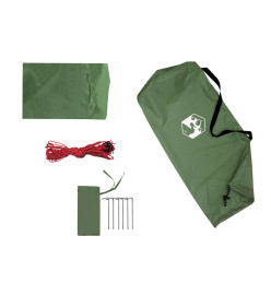 Bâche de camping vert 420x440 cm imperméable