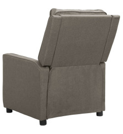 Fauteuil de massage Gris clair Tissu