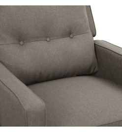 Fauteuil de massage Gris clair Tissu