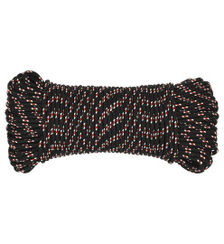 Corde de bateau Noir 3 mm 25 m Polypropylène