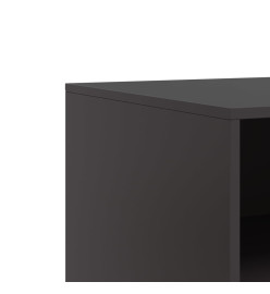 Meubles TV 2 pcs noir 67x39x44 cm acier