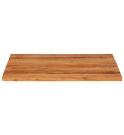 Dessus de table 80x80x3,8 cm carré bois massif d'acacia