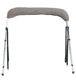 Toit bimini à 4 arceaux parois latérales 243x(230-244)x137 cm