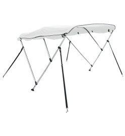 Toit bimini à 3 arceaux parois latérales 183x(137-152)x137 cm