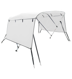 Toit bimini à 3 arceaux parois latérales 183x(170-182)x137 cm