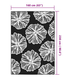 Tapis d'extérieur vert 160x230 cm PP