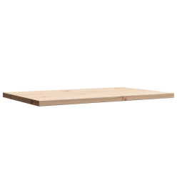 Dessus de table 80x50x2,5 cm rectangulaire bois de pin massif