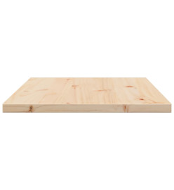 Dessus de table 80x50x2,5 cm rectangulaire bois de pin massif