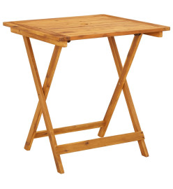Ensemble de bistro 3 pcs blanc crème tissu et bois massif