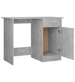 Bureau Gris béton 100 x 50 x 76 cm Aggloméré