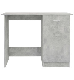 Bureau Gris béton 100 x 50 x 76 cm Aggloméré