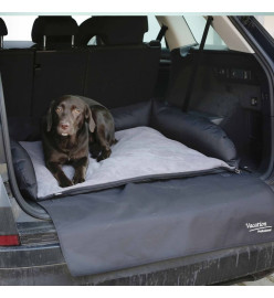 Kerbl Lit de voiture pour chiens 95x75x16 cm Gris et noir 80584