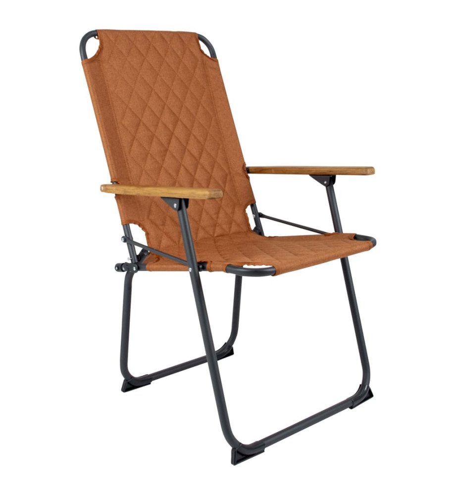 Bo-Camp Chaise de camping pliable Jefferson Argile