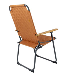 Bo-Camp Chaise de camping pliable Jefferson Argile