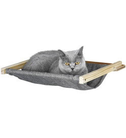 Kerbl Hamac mural pour chats Tofana 45 x 40 cm Gris 81544