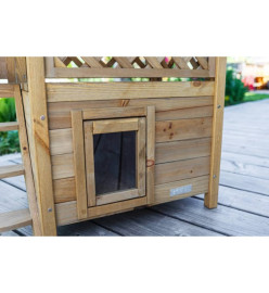 Kerbl Maison de chat Lodge 77x50x73 cm