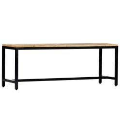 Banc à dîner 120 cm Bois de manguier massif brut