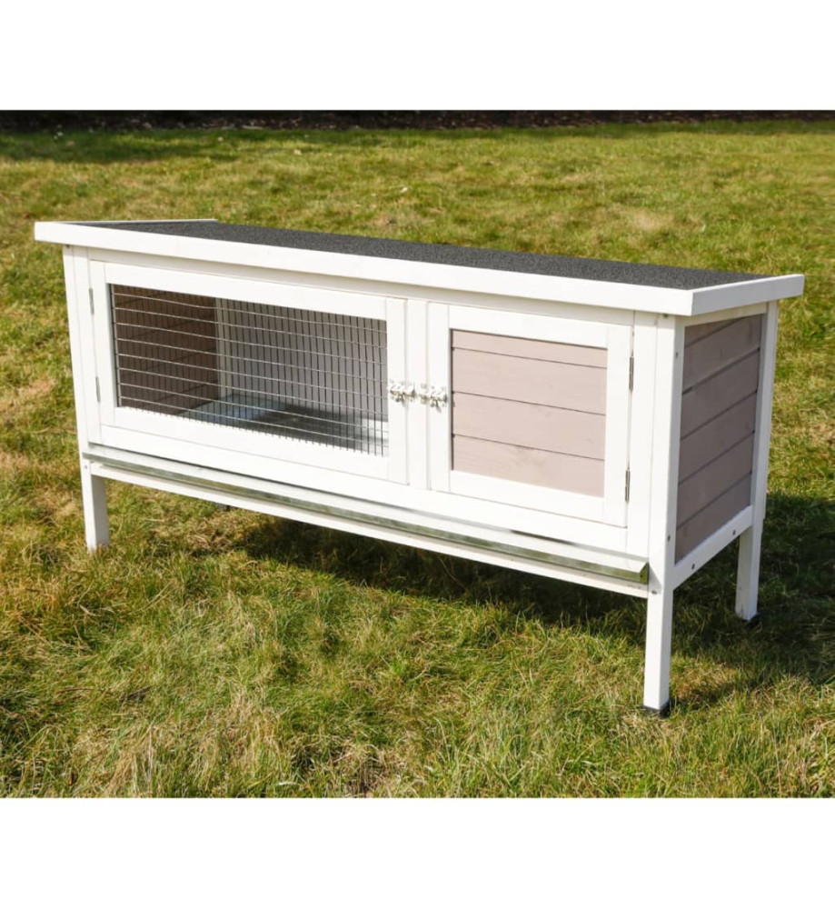 Kerbl Cabane pour rongeurs Freddy 116x45x62 cm Bois vitrifié