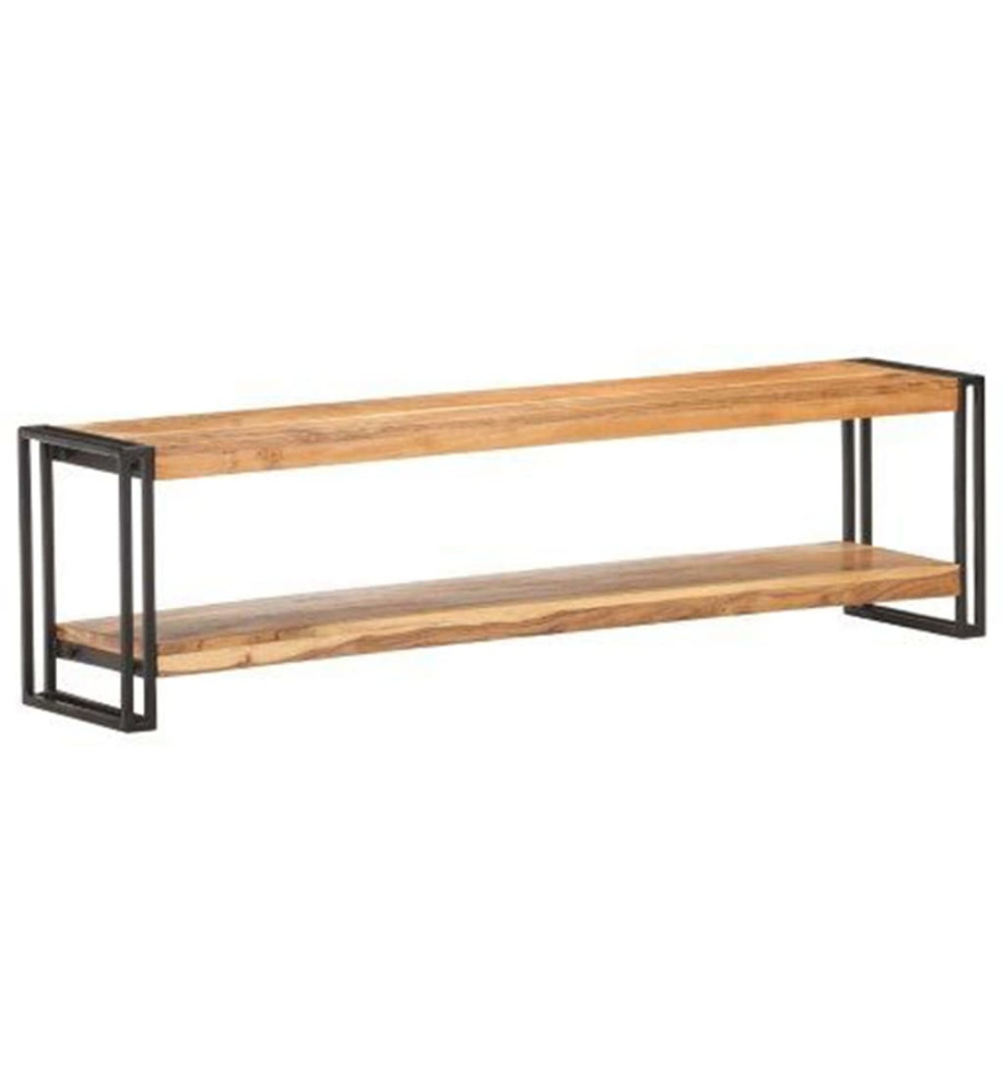 Meuble TV 150x30x40 cm Bois d'acacia massif