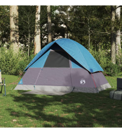 Tente de camping à dôme 2 personnes bleu imperméable