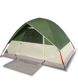 Tente de camping à dôme 4 personne vert imperméable